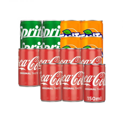 Coca Cola Can Assorted 15Sx150Ml