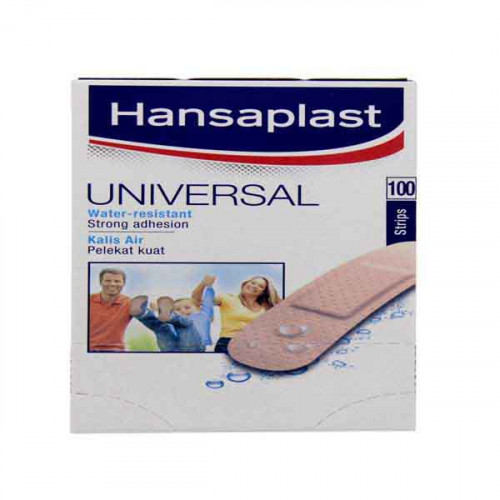 Hansaplast Plastic Strips 100 Pieces Hansaplast Plastic Strips 100 Pieces
