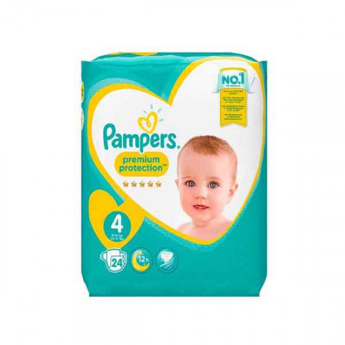 Pampers  Premium Care Diapers S4 24's