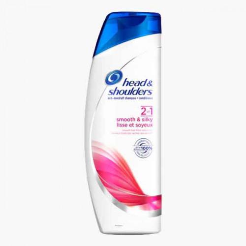 H And S Shampoo 2In1 Lisse Et Soyeux 200ml H And S Shampoo 2In1 Lisse Et Soyeux 200ml