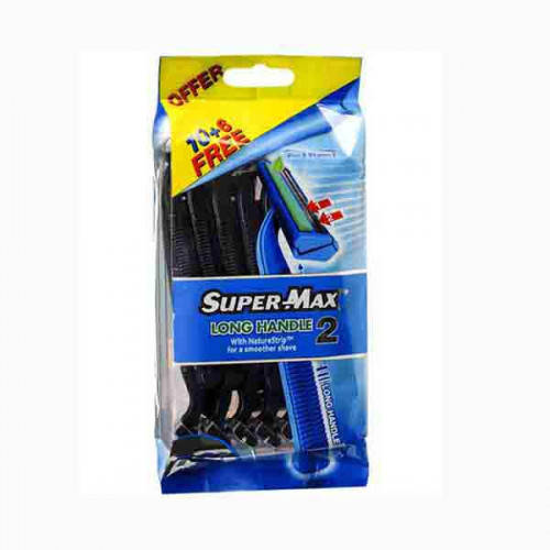 Supermax Long Handle Disposable Pouch Of 10+6