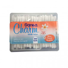 Sanita Charm Cotton Ear Bud 300'S