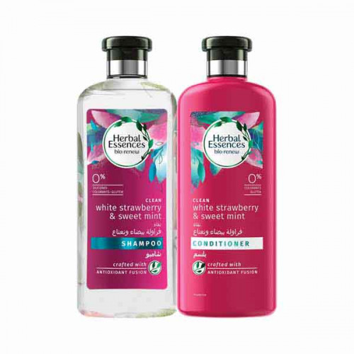 Herbal Essence Clean White Strwbry/Mint Shp 400ml Herbal Essence Clean White Strwbry/Mint Shp 400ml