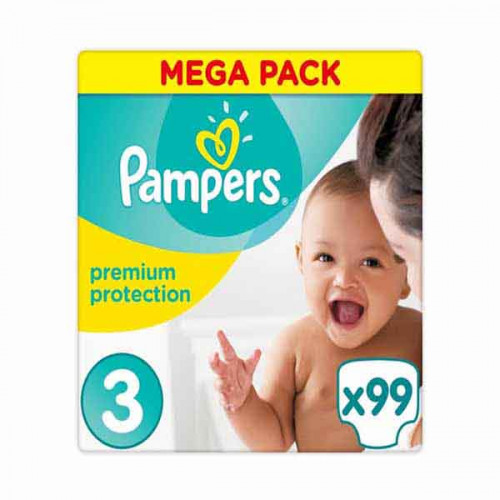 Pampers  Premium Care Diapers S3 Mb 99's