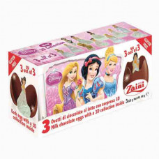 Disney Milk Chocolate Eggs Princcess 3's*20g