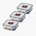 Lock&Lock Hpl823Sa3 Food Container 3 Pieces Set