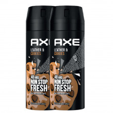 Axe Deo Aero Leather&Cookies 2X150Ml