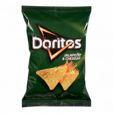 TORTILLA CHEDDAR AND JALAPENO CORN CHIPS 125GM