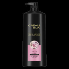 Cream Silk Triple Keratin Rescue Ultimate Straight Conditioners 600 ml -- كريم سيلك ثلاثية كيراتين بلسم إنقاذ ألتيمات ستريت 600مل 