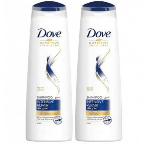 Dove Nutritive Solutions Intensive Repair Shampoo 2 x 400ml -- دوف شامبو  شامبو إصلاح مكثف من مجموعة حلول مغذية2*400مل Dove Nutritive Solutions Intensive Repair Shampoo 2 x 400ml -- دوف شامبو  شامبو إصلاح مكثف من مجموعة حلول مغذية2*400مل
