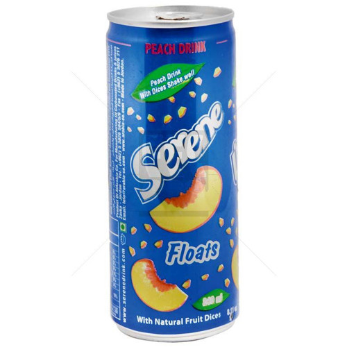 Serene Peach Drink Floats 240ml -- سيرين شراب دراق عومة 240مل
