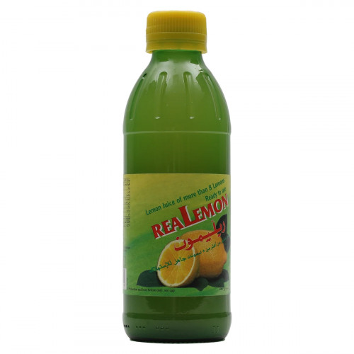 Real Lemon Juice 250ml -- ريل عصير ليمون 250مل