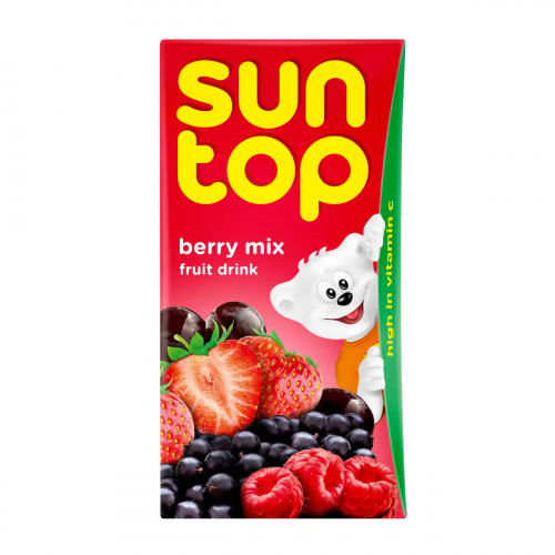 Suntop Berry Mix Juice 125ml -- سنتوب عصير مشكل توت125مل