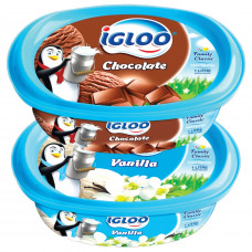 Igloo Icecream Tub Asstd 2X1Ltr