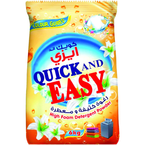 Quick And Easy Detergent Powder 6Kg Quick And Easy Detergent Powder 6Kg