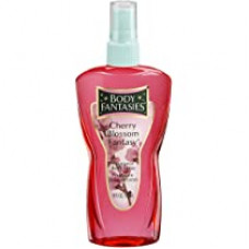 Body Fantasies Cherry Blossom Fantasy Fragrance Body Spray 236ml -- بخاخ للجسم برائحة زهرة الكرز من بودي فانتاسيز 236 مل