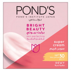 Ponds Bright Beauty Super Cream SPF30 50ml -- كريم بوندز برايت بيوتي سوبر بعامل وقاية من أشعة الشمس 30 50 مل