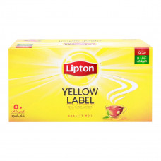 Lipton Yellow Label Black Tea 50 Teabags -- ليبتون لاصقة أصفر شاي أسود50 أكياس شاي 