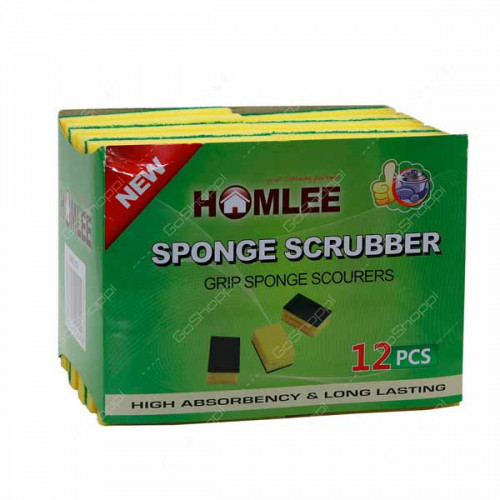 Homlee Steel Scrubber Pad 3Pk Ghws-1025 -- هوملي اسفنجة تنظيف نحاسية 3 حبات Homlee Steel Scrubber Pad 3Pk Ghws-1025 -- هوملي اسفنجة تنظيف نحاسية 3 حبات