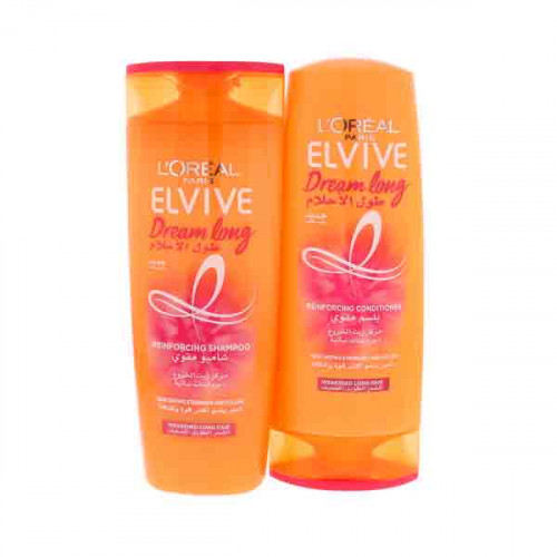 LOreal Elvive Dream Long Reinforcing Shampoo 400ml -- لورييل إيلفيف طول الاحلام شامبو مقوي 400 مل LOreal Elvive Dream Long Reinforcing Shampoo 400ml -- لورييل إيلفيف طول الاحلام شامبو مقوي 400 مل
