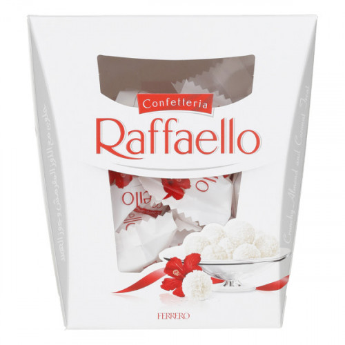 Ferrero Raffaello Coconut and Almond Pralines 230gm -- فيريرو رافايلو برالين جوز الهند واللوز 230 جم Ferrero Raffaello Coconut and Almond Pralines 230gm -- فيريرو رافايلو برالين جوز الهند واللوز 230 جم