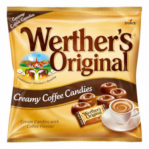 Werther's Original Creamy Coffee Candies 125gm -- ويرذرز أوريجينال - حلوى القهوة بالكريمة 125 جم Werther's Original Creamy Coffee Candies 125gm -- ويرذرز أوريجينال - حلوى القهوة بالكريمة 125 جم