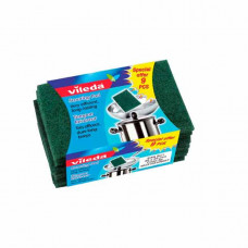 Vileda Glitzi Scouring Pads 9s -- إسفنجه التنظيف من فيليدا 9 حبة