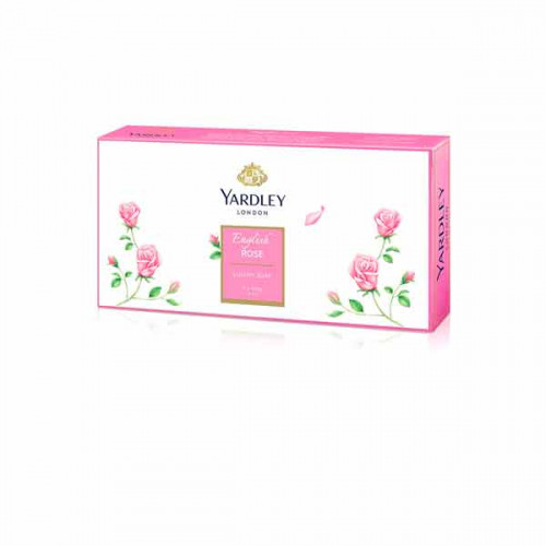 Yardley Luxury Soap English Rose 3 x 100gm -- صابون الوردة الإنجليزي الفاخر 100 جرام 3 حبه من ياردلي Yardley Luxury Soap English Rose 3 x 100gm -- صابون الوردة الإنجليزي الفاخر 100 جرام 3 حبه من ياردلي