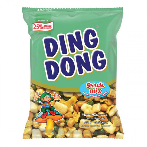 Ding Dong Snack Mix with Chips & Curls 100gm --دينج دونج سناك مكس بالرقائق وتجعيد الشعر 100 جم Ding Dong Snack Mix with Chips & Curls 100gm --دينج دونج سناك مكس بالرقائق وتجعيد الشعر 100 جم