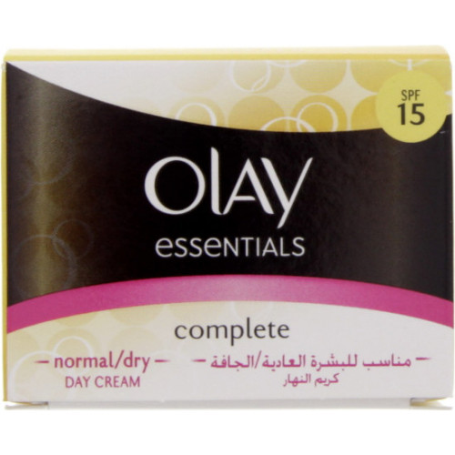 Olay Essentials Complete Day Cream Normal / Dry Skin 50ml -- اولاي كريم متكامل للعناية بالبشرة العاديه / الجافه 50 مل Olay Essentials Complete Day Cream Normal / Dry Skin 50ml -- اولاي كريم متكامل للعناية بالبشرة العاديه / الجافه 50 مل