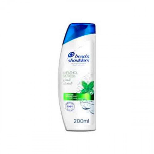 Head & Shoulder Shampoo Menthol 200ml -- شامبو هيد اند شولدرز بالنعناع 200مل Head & Shoulder Shampoo Menthol 200ml -- شامبو هيد اند شولدرز بالنعناع 200مل