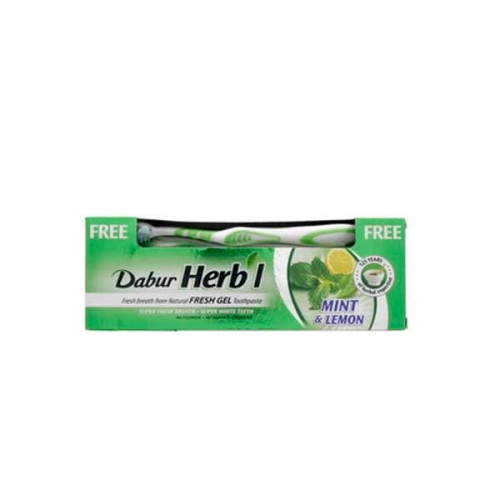 Dabur Herbal Toothpaste 150gm 2 + 1 Free -- معجون للأسنان بالأعشاب 150 جم تشكيلة 2+1 من دابر Dabur Herbal Toothpaste 150gm 2 + 1 Free -- معجون للأسنان بالأعشاب 150 جم تشكيلة 2+1 من دابر