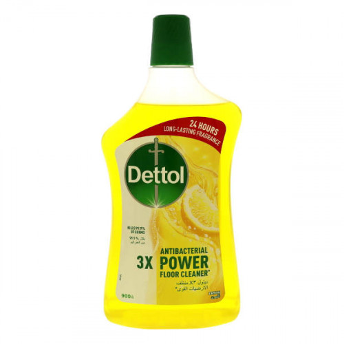 Dettol Antibacterial Power Floor Cleaner Lemon 900ml -- ديتول منظف الأرضيات القوي المضاد للجيراثيم - برائحة الصبار 900 مل Dettol Antibacterial Power Floor Cleaner Lemon 900ml -- ديتول منظف الأرضيات القوي المضاد للجيراثيم - برائحة الصبار 900 مل