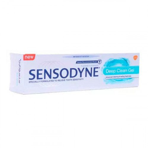 Sensodyne Toothpaste  Deep Clean Gel 75ml -- سنسوداين معجون اسنان 75مل Sensodyne Toothpaste  Deep Clean Gel 75ml -- سنسوداين معجون اسنان 75مل