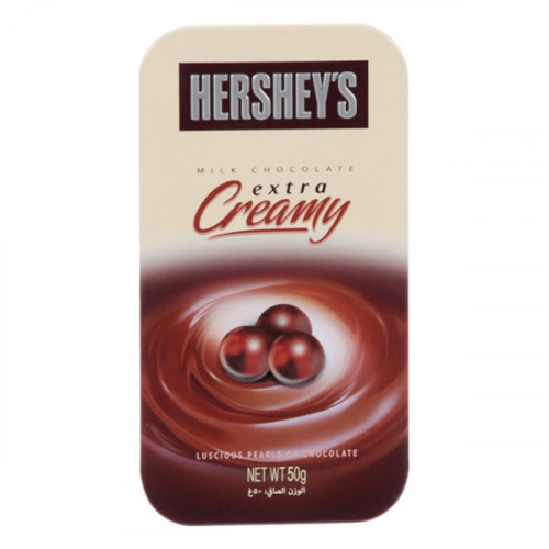 Hershey's Extra Creamy Chocolate Pearls 50gm -- هيرشي شوكولاتة كريمة حبيبات اكسترا 50 جم Hershey's Extra Creamy Chocolate Pearls 50gm -- هيرشي شوكولاتة كريمة حبيبات اكسترا 50 جم