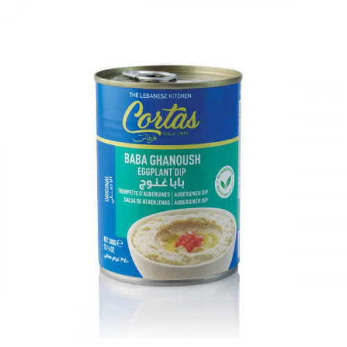 Cortas Eggplant Dip 380gm -- بابا غنوج 380 جرام من قرطاس Cortas Eggplant Dip 380gm -- بابا غنوج 380 جرام من قرطاس