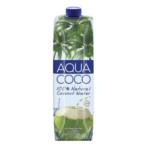 Aqua Coco Natural Coconut Water 1Ltr -- اكوا كوكو - ماء جوز الهند 1 لتر