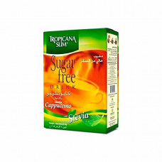 Tropicana Slim Cappuccino Vanila Drink With Stevia 96gm -- تروبيكانا مشروب كابيتشينو خالي من السكر بالفانيلا 96 جم