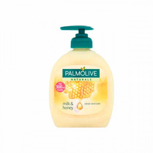 Palmolive Handwash Milk & Honey 300ml -- صابون سائل لليدين  بالحليب و العسل 300 مللي من بالموليف Palmolive Handwash Milk & Honey 300ml -- صابون سائل لليدين  بالحليب و العسل 300 مللي من بالموليف