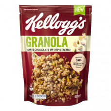 Kellogg's Granola White Chocolate with Pistachio 320gm -- كيلوجز جرانولا شوكولاتة بيضاء بالفستق 320 جم