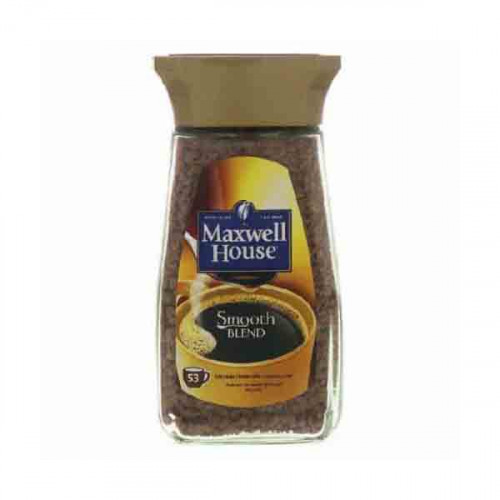 Maxwell House Smooth Blend Coffee 95gm -- ماكسويل هاوس- قهوة سريعة الذوبان  95 جرام Maxwell House Smooth Blend Coffee 95gm -- ماكسويل هاوس- قهوة سريعة الذوبان  95 جرام