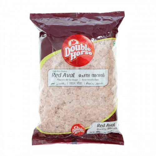 Double Horse Red Rice Flakes Thick 500gm -- دوبل هورس ارز سميك احمر 500 جرام Double Horse Red Rice Flakes Thick 500gm -- دوبل هورس ارز سميك احمر 500 جرام