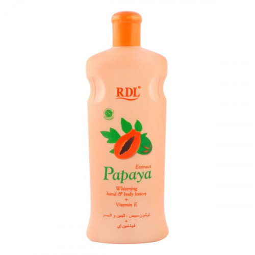 RDL Papaya Extract Whitening Hand & Body Lotion 600ml --ار دي ال- لوشن مبيض لليدين والجسم بخلاصة البابايا 600 مل RDL Papaya Extract Whitening Hand & Body Lotion 600ml --ار دي ال- لوشن مبيض لليدين والجسم بخلاصة البابايا 600 مل
