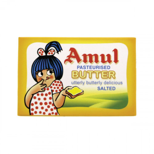 Amul Pasteurised Butter Salted 100gm -- امول زبدة مملحه 100 جرام Amul Pasteurised Butter Salted 100gm -- امول زبدة مملحه 100 جرام