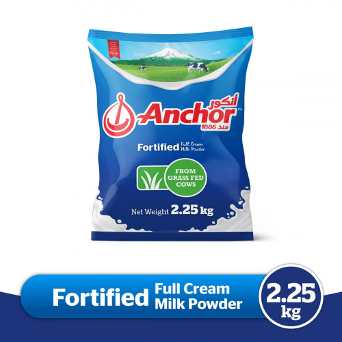 Anchor Full Cream Milk Powder 2.25Kg -- كيس انكور حليب بودره كامل الدسم كيس 2.25 كيلو Anchor Full Cream Milk Powder 2.25Kg -- كيس انكور حليب بودره كامل الدسم كيس 2.25 كيلو